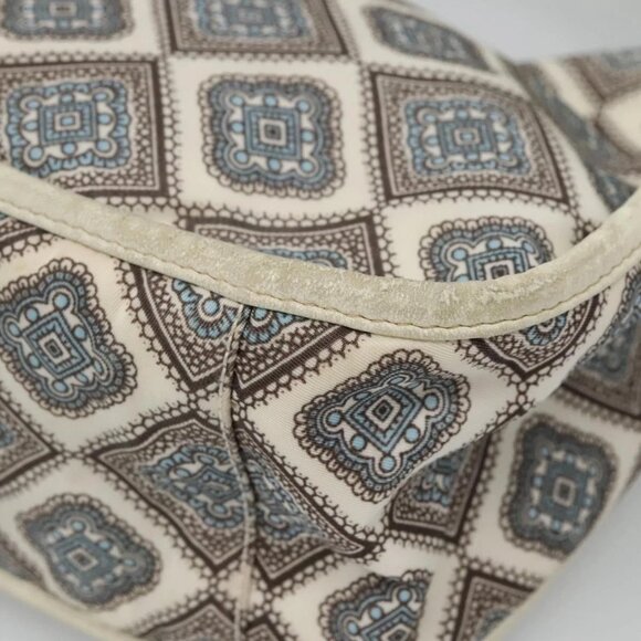 PRADA Shoulder Bag Nylon Beige Silver Auth BA4686 - Picture 4 of 16